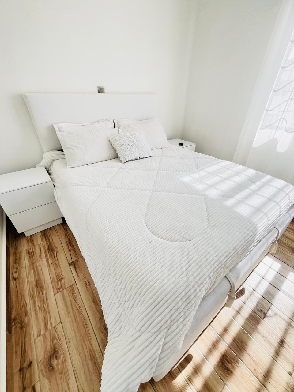 Storage Bed Plain Headboard